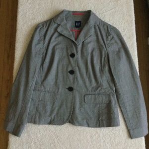 Vintage Gap Black & White Houndstooth Blazer - Sz 6